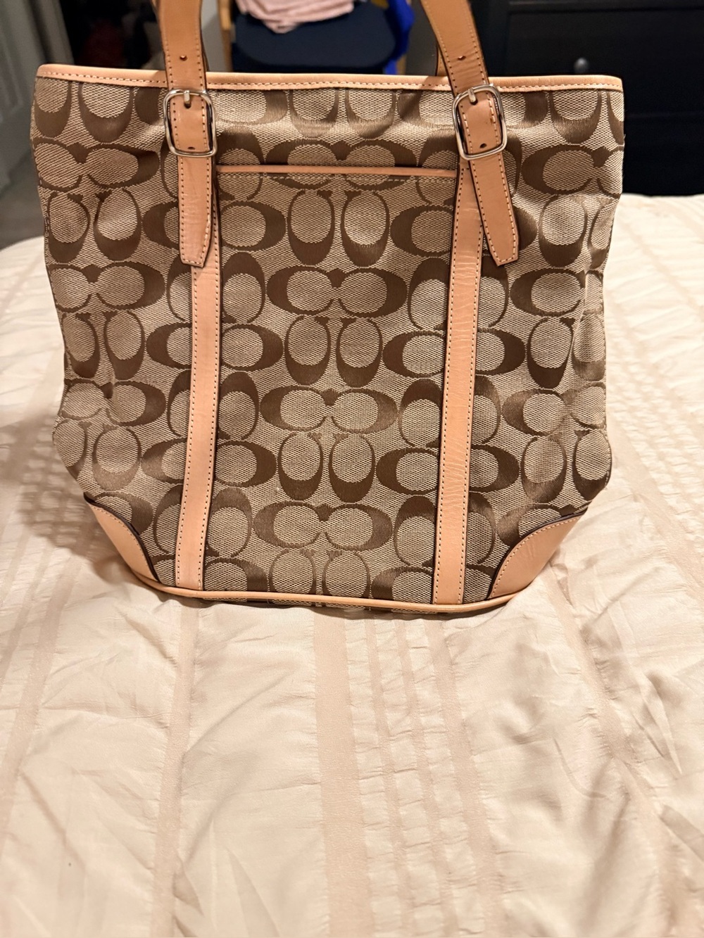 Coach Signature Vintage Jaquard Bucket
Bag K1J-6612